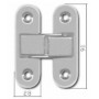 Bisagra Invisible Oval Inox-Nylon 90X70Mm