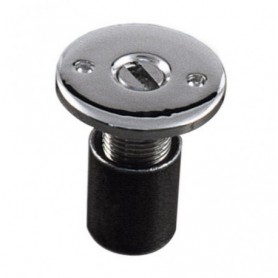 Sujeción A Pavimento Metalico Laton Cromado 40Mm