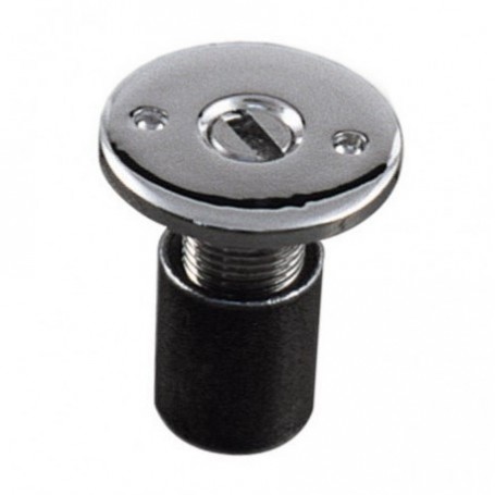 Sujeción A Pavimento Metalico Laton Cromado 40Mm